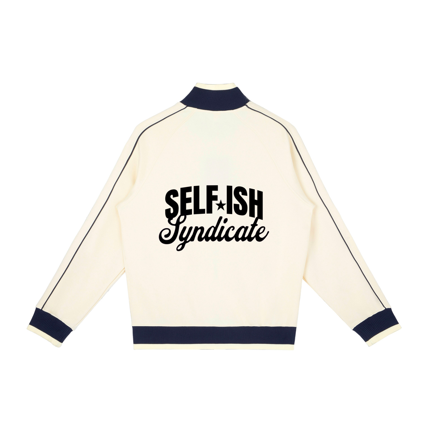 Color Block Raglan Sleeve Zip Track Jacket