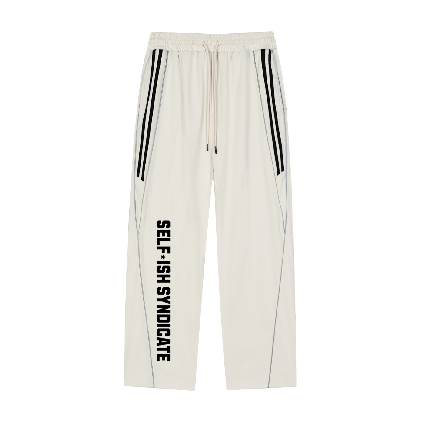 Reflection Striped Straight-Leg Sweatpants