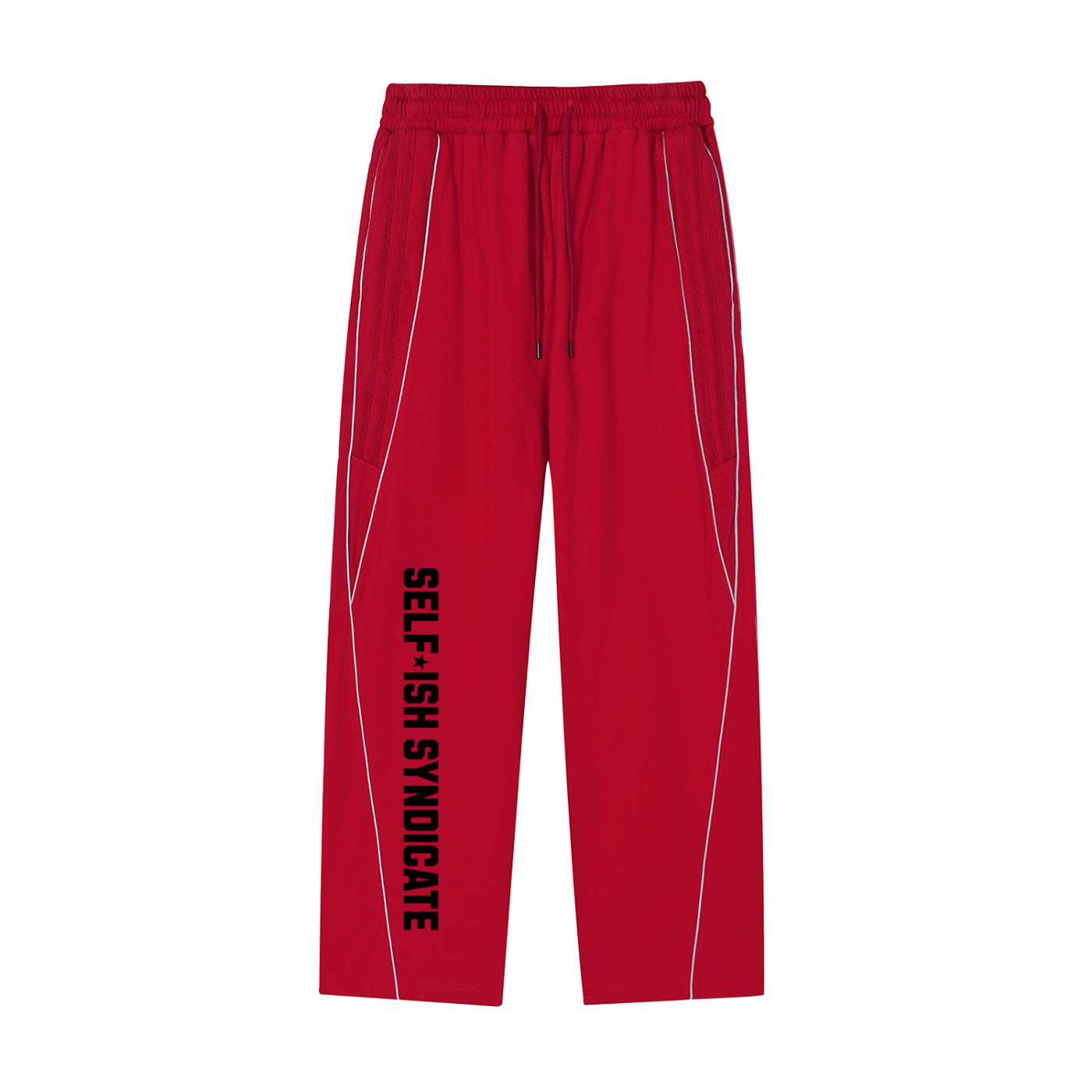 Reflection Striped Straight-Leg Sweatpants