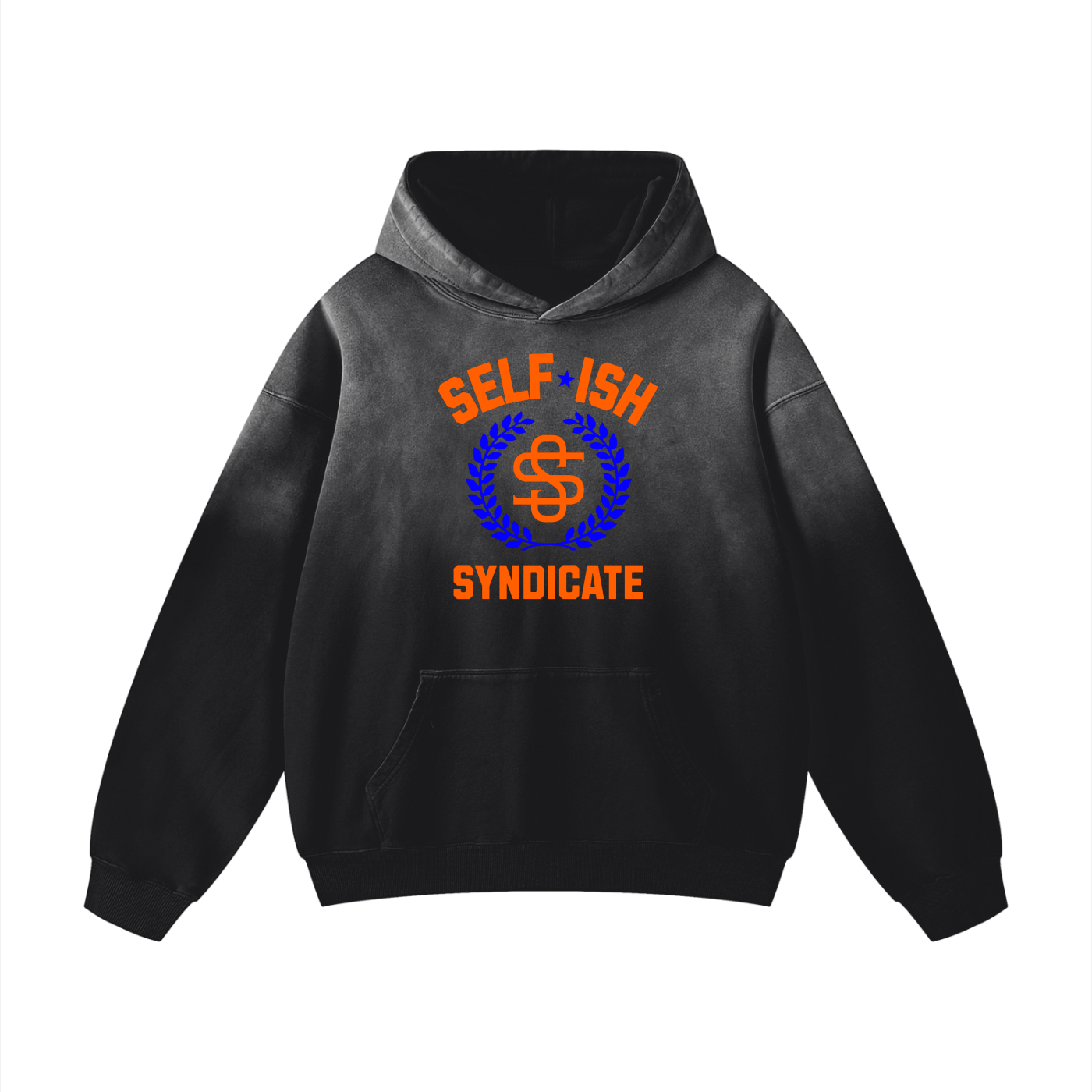 SELF*ISH SYNDICATE Heavyweight Sunfade Oversized Hoodie