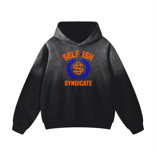 SELF*ISH SYNDICATE Heavyweight Sunfade Oversized Hoodie