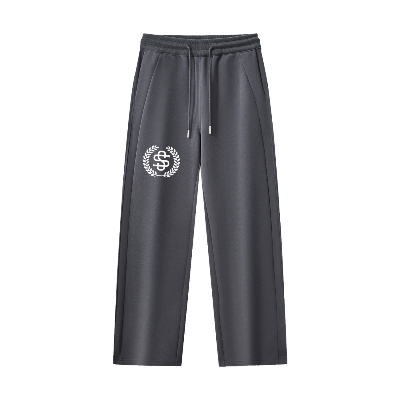 Ladies Essential Drawstring Straight-Leg Sweatpants